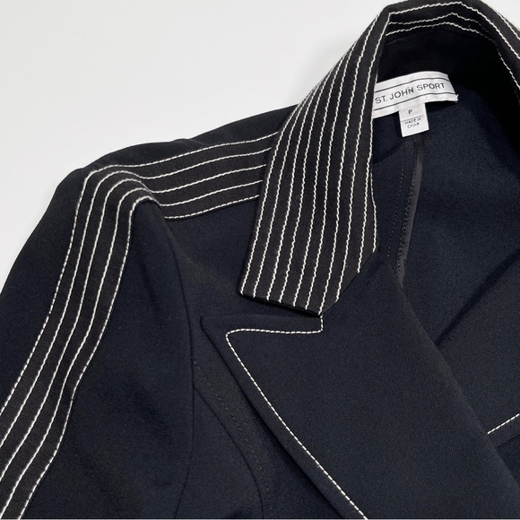 ST. JOHN sport 3/4 sleeve jacket P - Picture 4 of 16